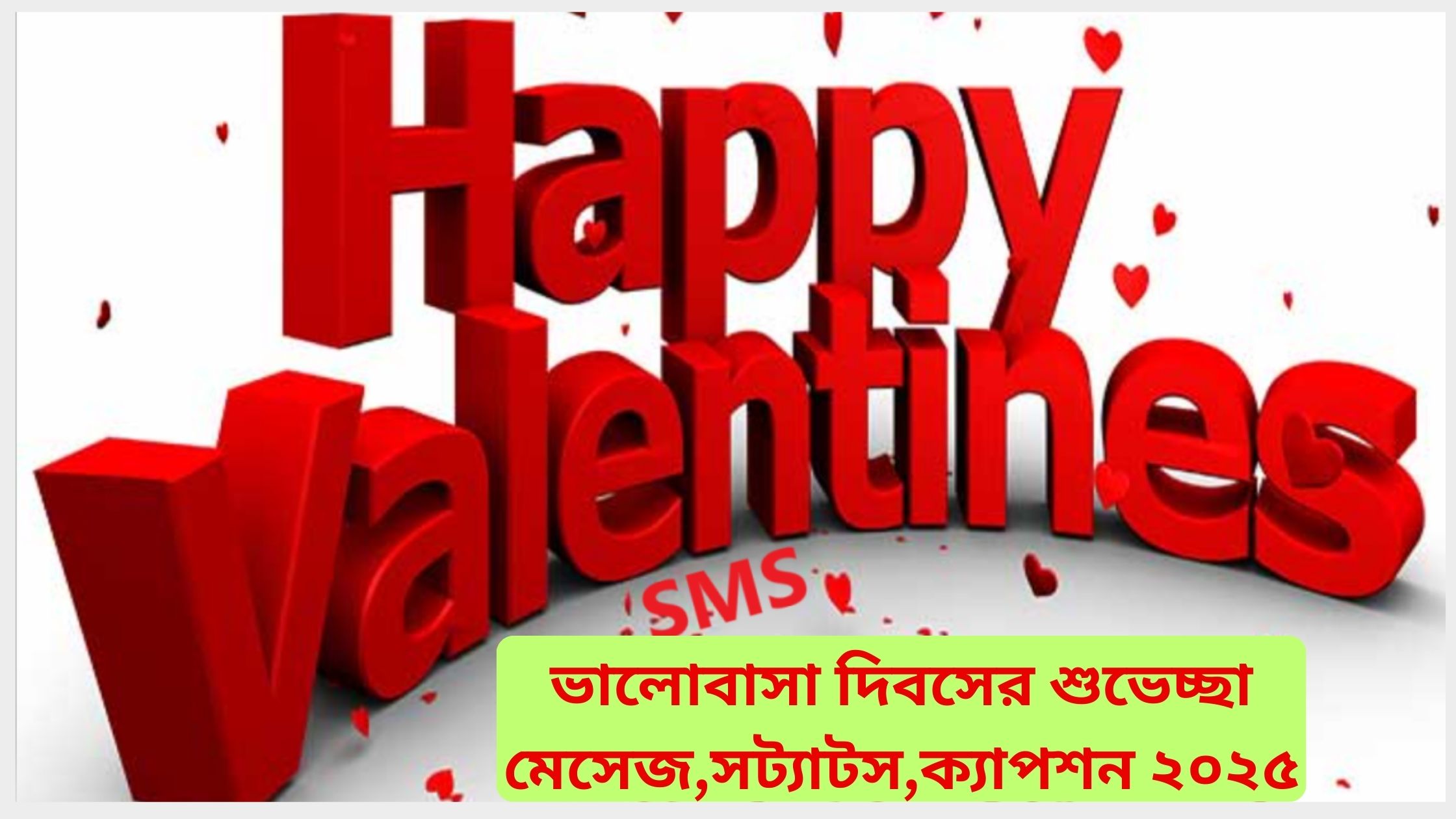 ভালোবাসা দিবসের শুভেচ্ছা মেসেজ,সট্যাটস,ক্যাপশন ২০২৫
